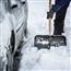 Person shoveling snow near car