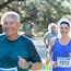 Older adults running race