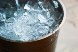 bucket of ice