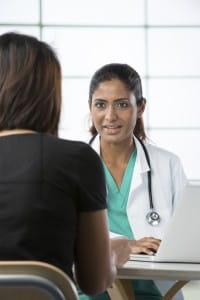 Female patient and doc