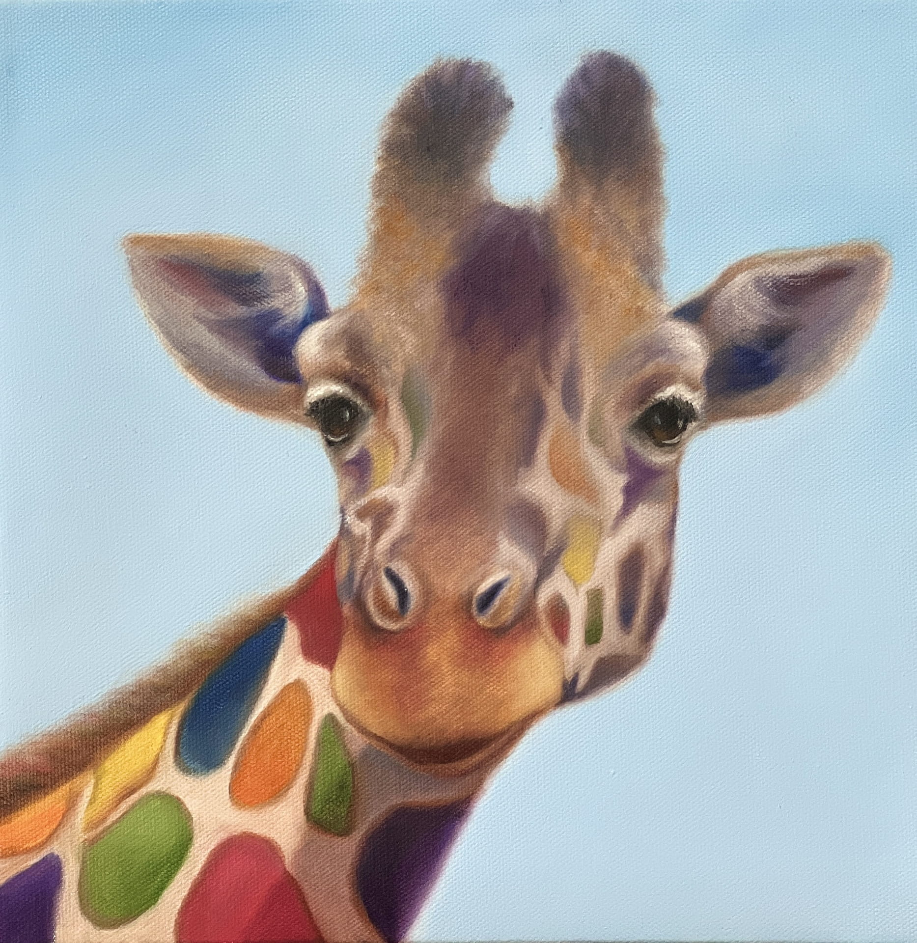 Rainbow Giraffe